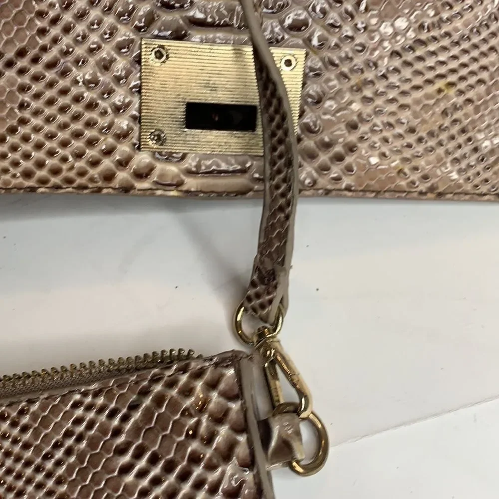 Michael Kors Snakeskin gold chain shoulder bag - Picture 10 of 12